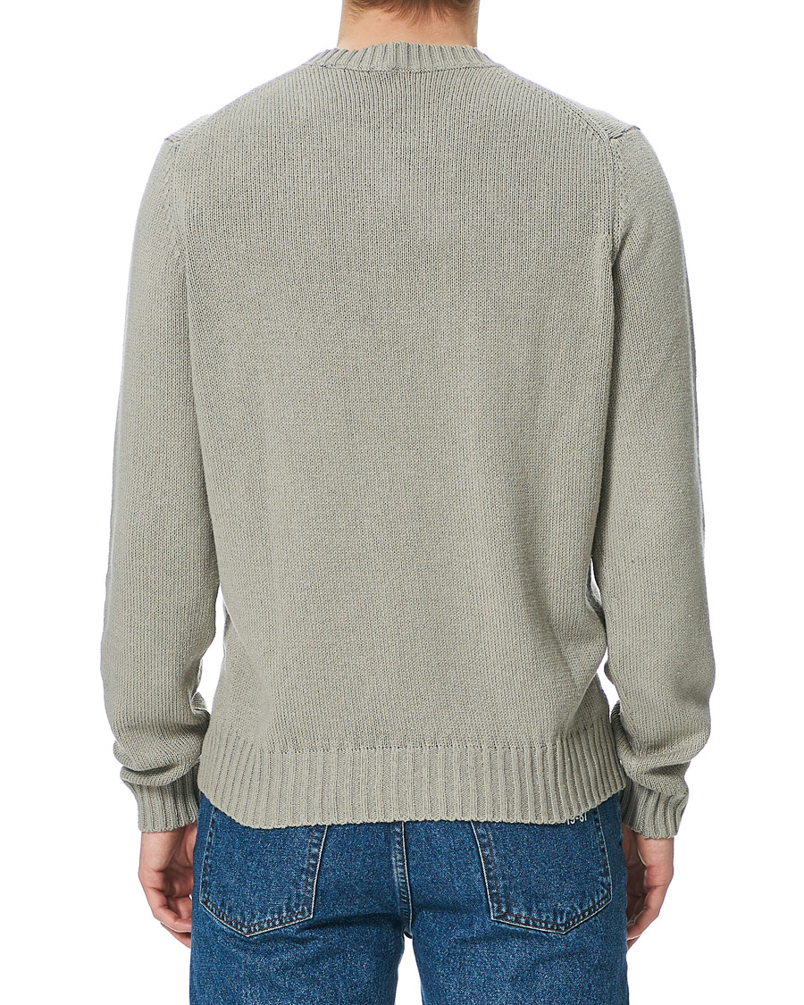 Herre | Gensere | Sunflower | Silk Crew Neck Light Grey