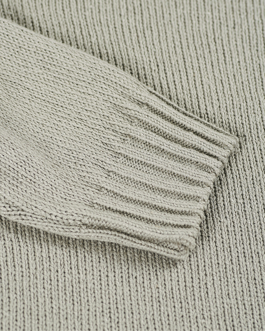 Herre | Gensere | Sunflower | Silk Crew Neck Light Grey