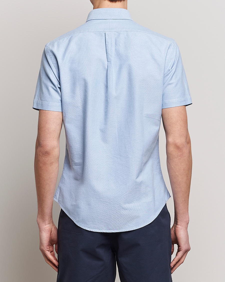 Herre | Skjorter | Polo Ralph Lauren | Slim Fit Oxford Short Sleeve Shirt Blue