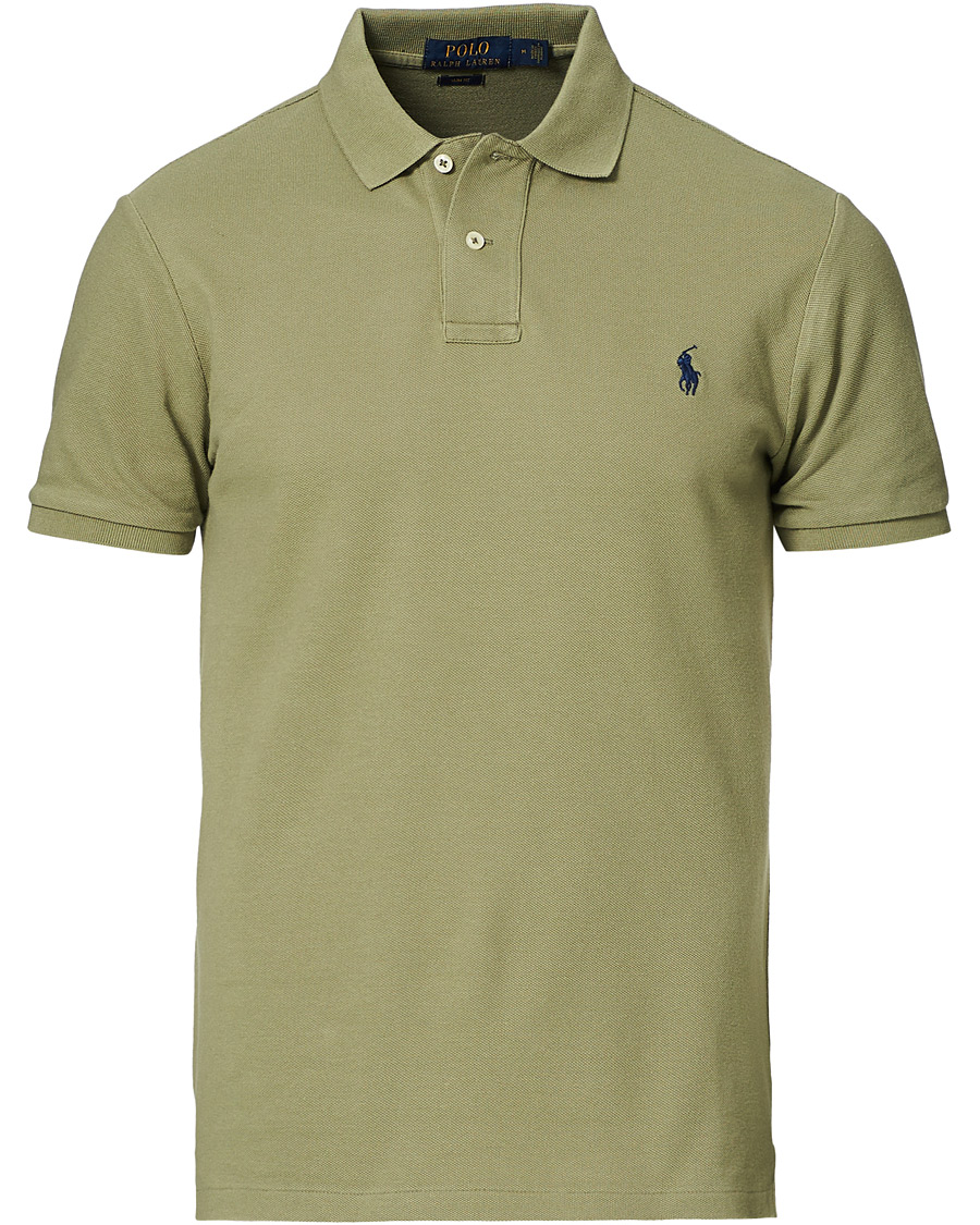 Herre | Pikéer | Polo Ralph Lauren | Slim Fit Polo Sage Green