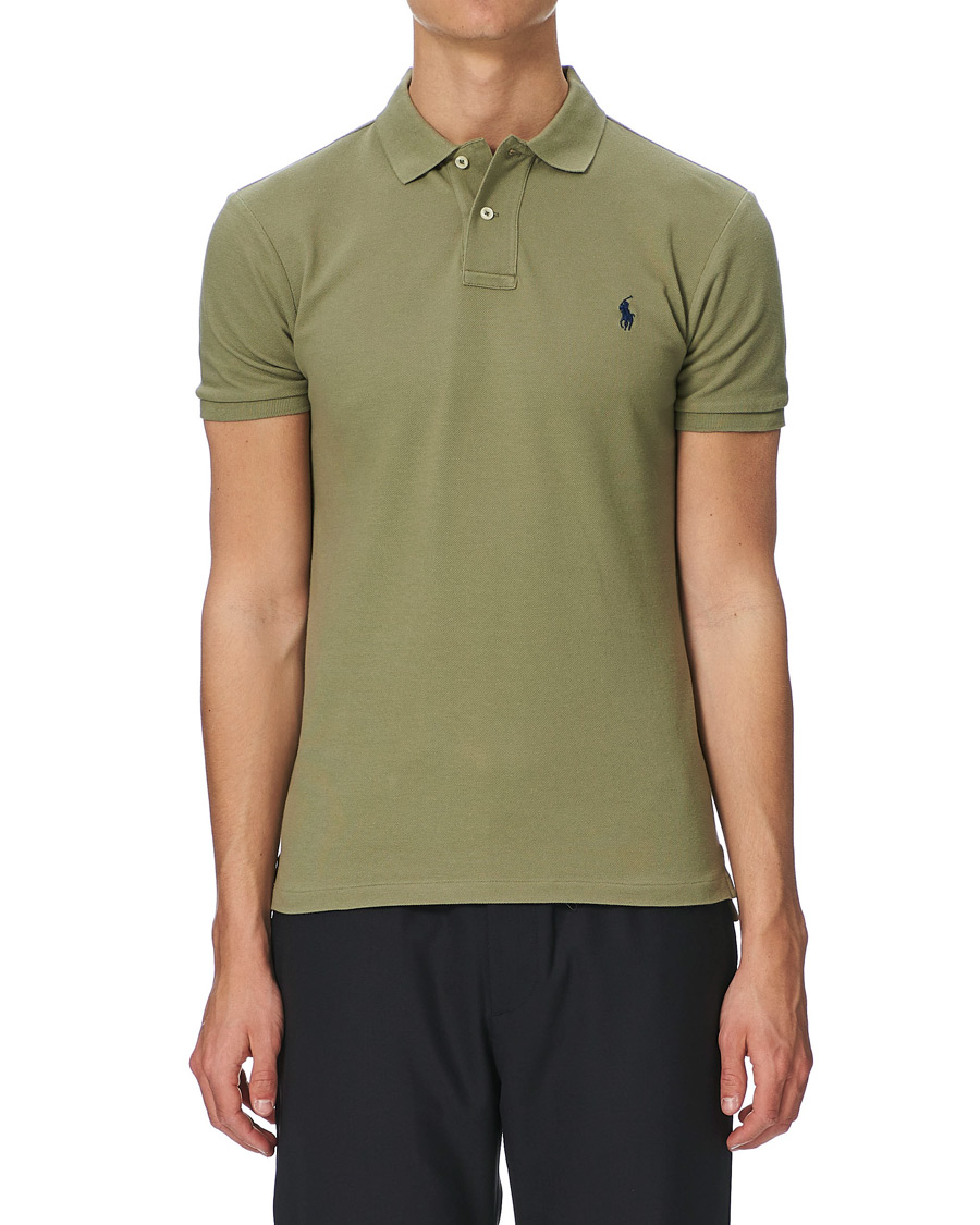 Herre | Pikéer | Polo Ralph Lauren | Slim Fit Polo Sage Green