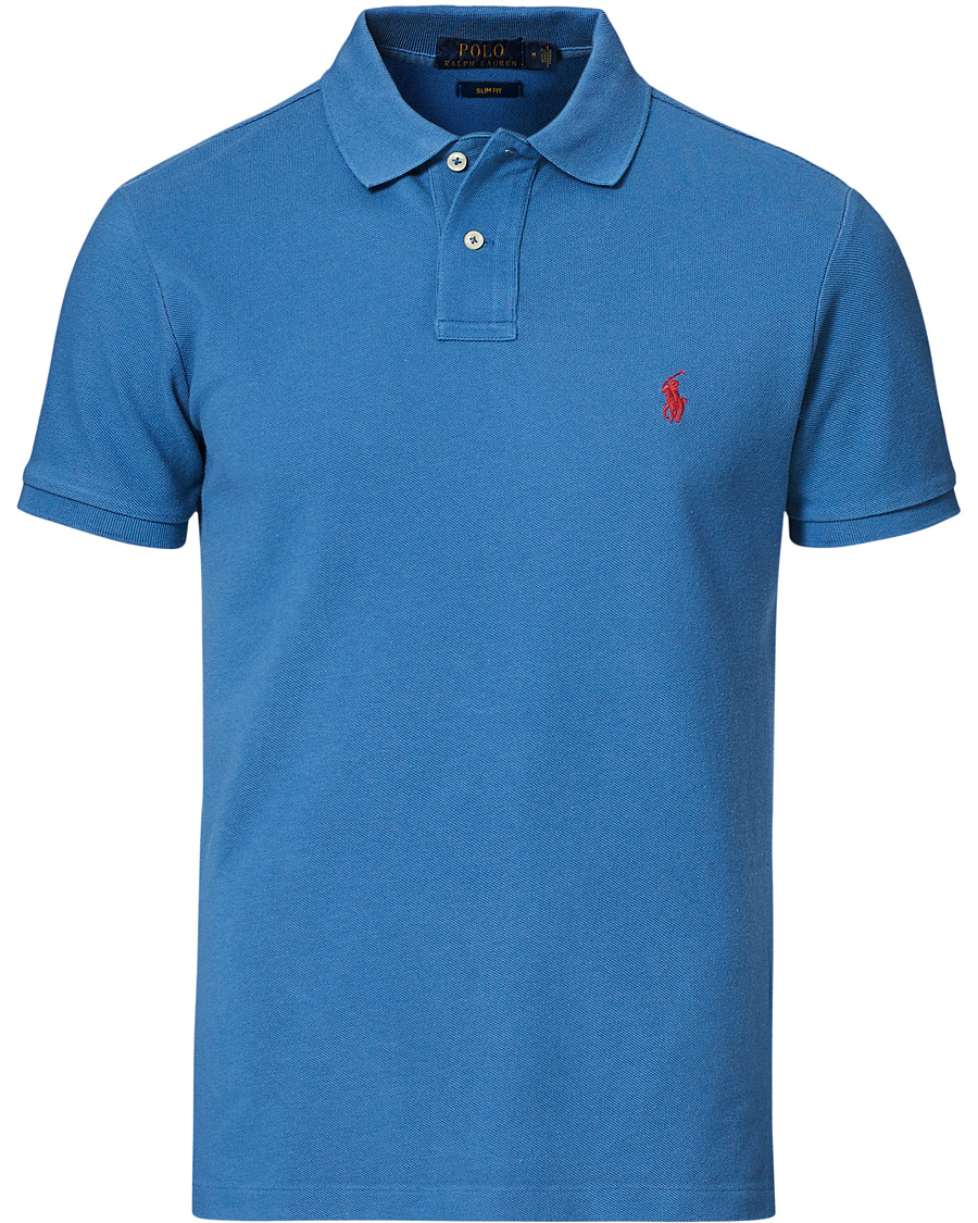 Herre | Pikéer | Polo Ralph Lauren | Slim Fit Polo Delta Blue