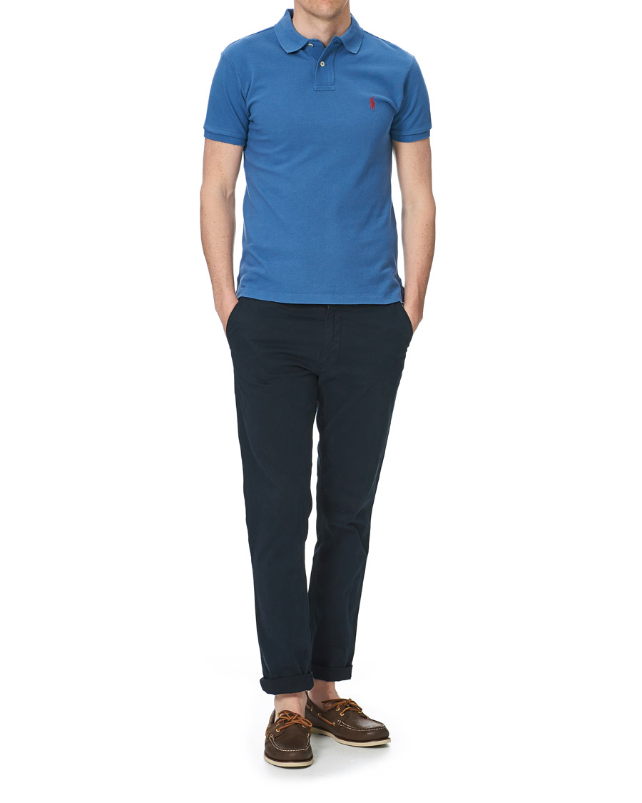 Herre | Pikéer | Polo Ralph Lauren | Slim Fit Polo Delta Blue