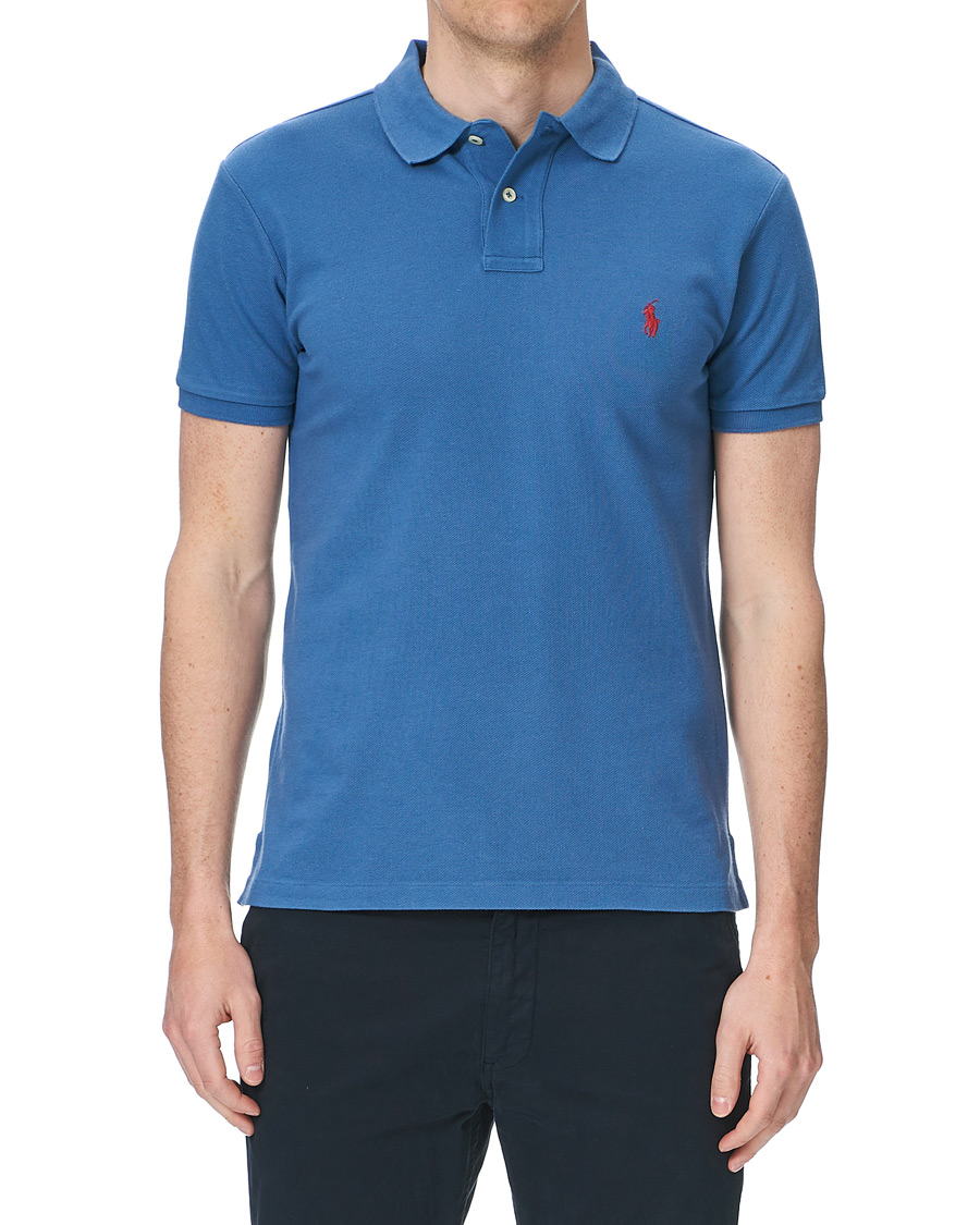 Herre | Pikéer | Polo Ralph Lauren | Slim Fit Polo Delta Blue