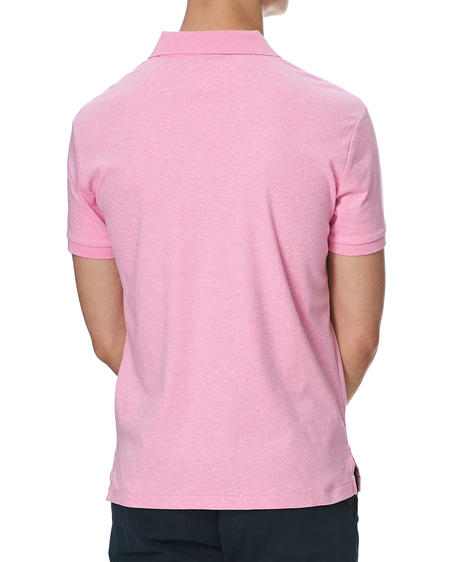 Herre | Pikéer | Polo Ralph Lauren | Custom Slim Fit Interlock Polo Hampton Pink Heather