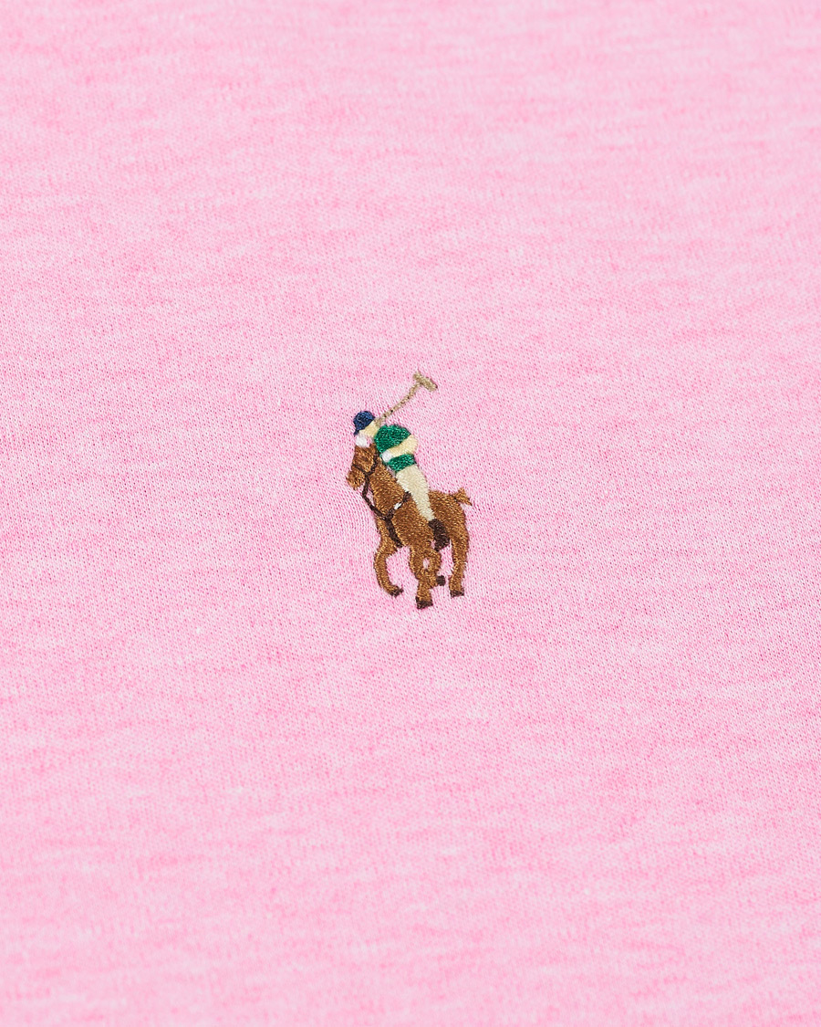 Herre | Pikéer | Polo Ralph Lauren | Custom Slim Fit Interlock Polo Hampton Pink Heather
