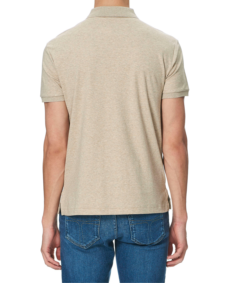 Herre | Pikéer | Polo Ralph Lauren | Luxury Pima Cotton Polo Tuscan Beige Heather