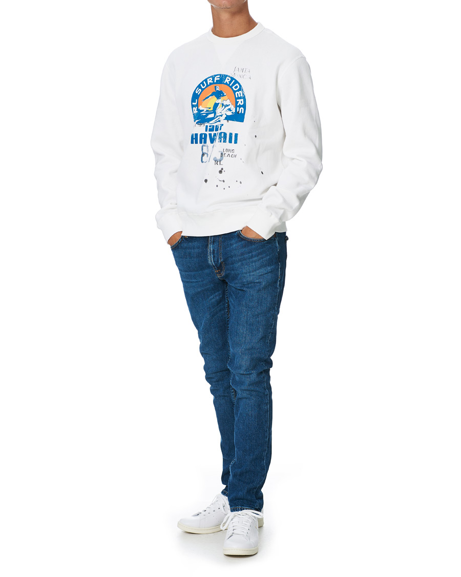 Herre | Gensere | Polo Ralph Lauren | Surf Riders Crew Neck Sweatshirt White