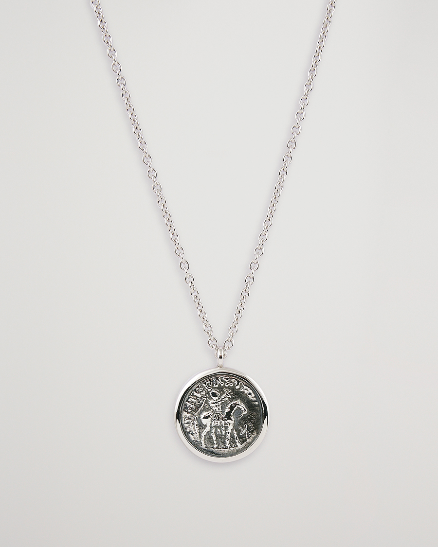 Herre | Gaver | Tom Wood | Coin Pendand Necklace Silver
