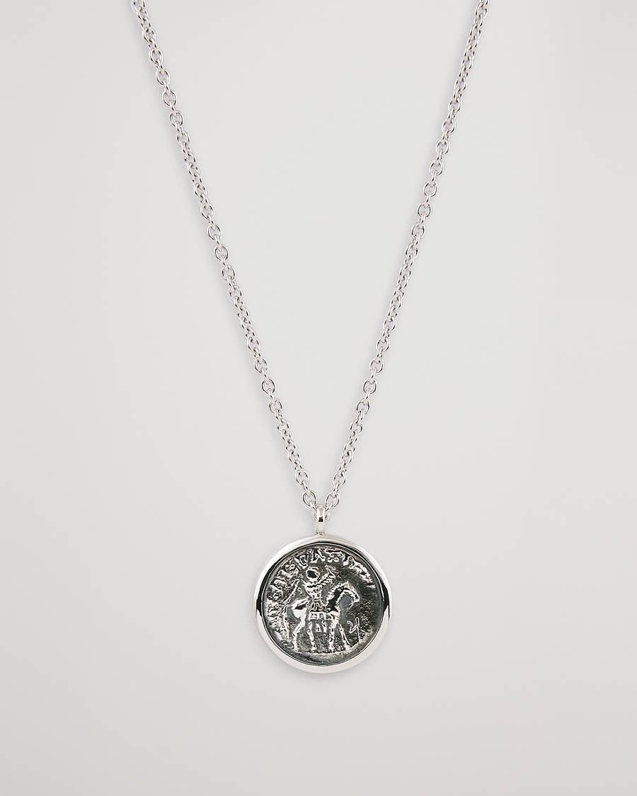 Herre | Tom Wood Coin Pendand Necklace Silver | Tom Wood | Coin Pendand Necklace Silver