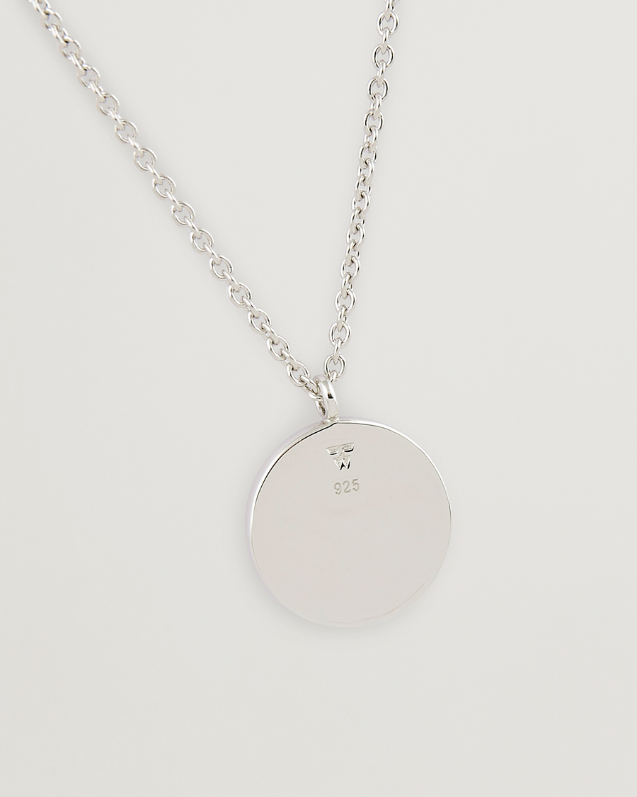 Herre | Tom Wood Coin Pendand Necklace Silver | Tom Wood | Coin Pendand Necklace Silver