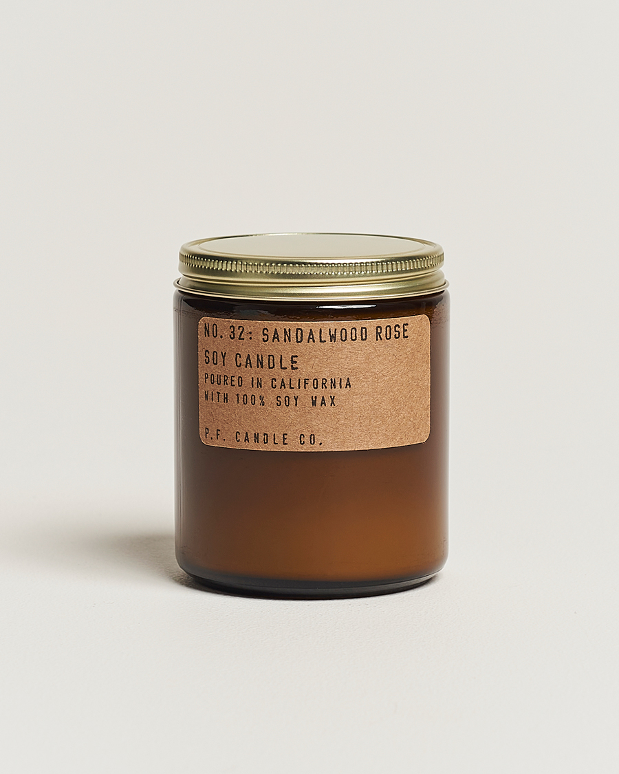 Herre | Duftlys | P.F. Candle Co. | Soy Candle No. 32 Sandalwood Rose 204g