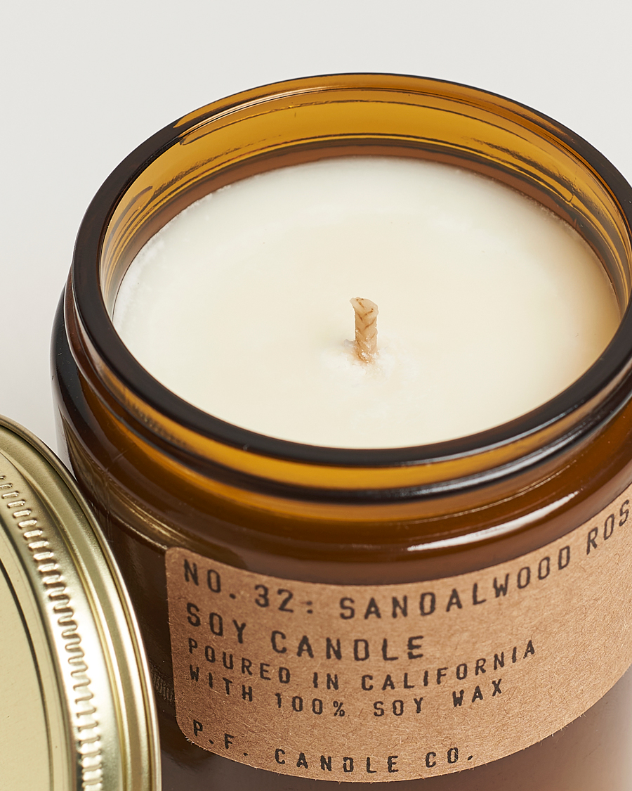 Herre | P.F. Candle Co. | P.F. Candle Co. | Soy Candle No. 32 Sandalwood Rose 204g