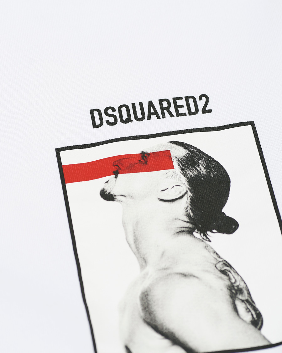 Herre | Gensere | Dsquared2 | X Ibrahimovic Icon Sign Hoodie White