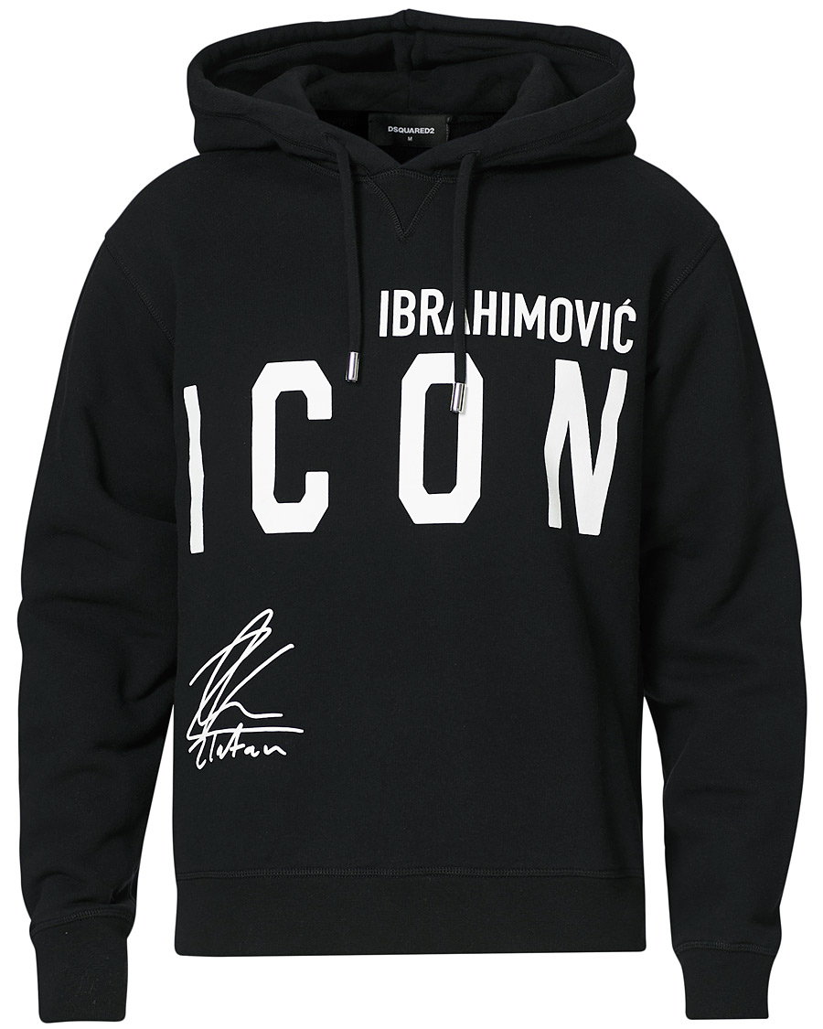 Herre | Gensere | Dsquared2 | X Ibrahimovic Icon Sign Hoodie Black