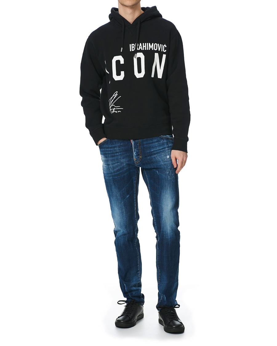 Herre | Gensere | Dsquared2 | X Ibrahimovic Icon Sign Hoodie Black