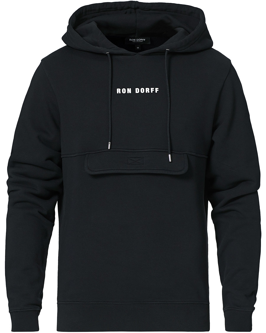 Herre | Gensere | Ron Dorff | Pocket Hoodie Black
