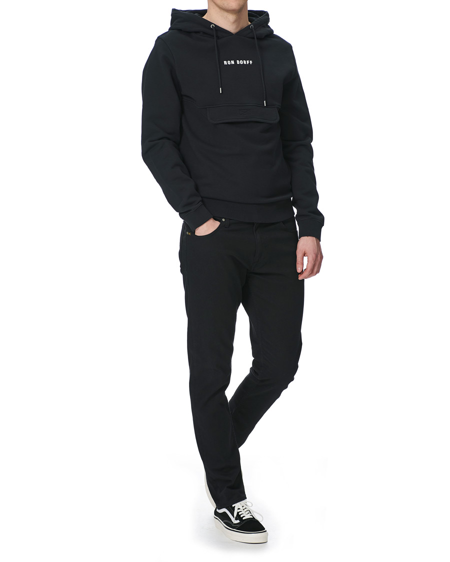 Herre | Gensere | Ron Dorff | Pocket Hoodie Black