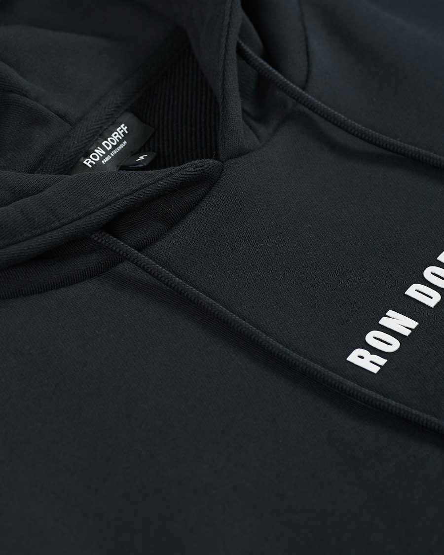 Herre | Gensere | Ron Dorff | Pocket Hoodie Black
