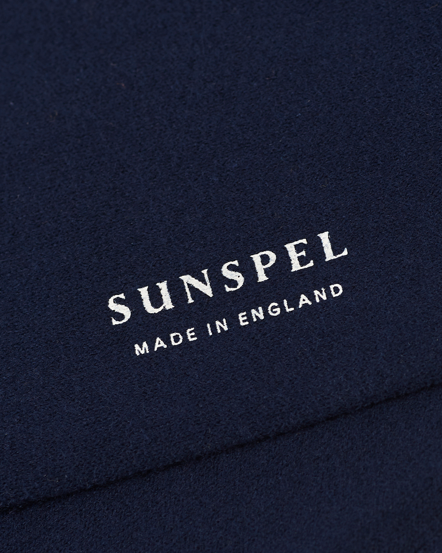 Herre | Best of British | Sunspel | Cotton Blend Socks Navy