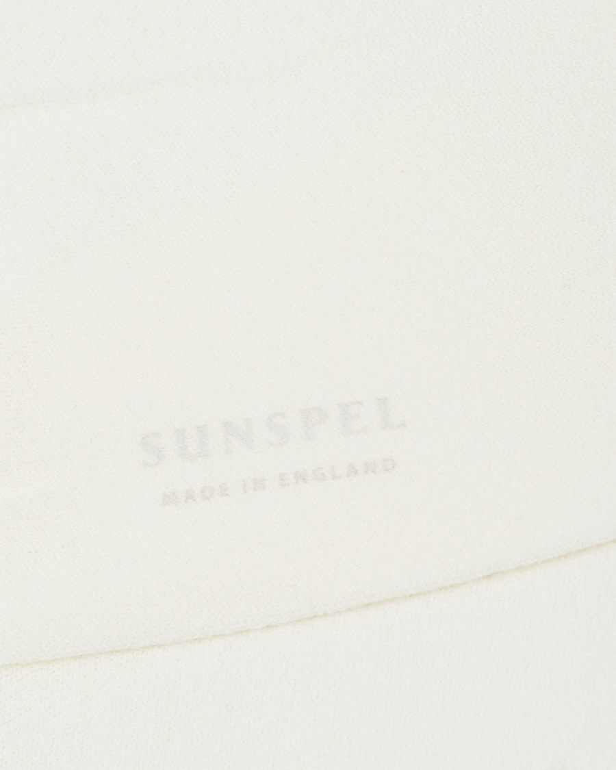 Herre |  | Sunspel | Cotton Blend Socks White