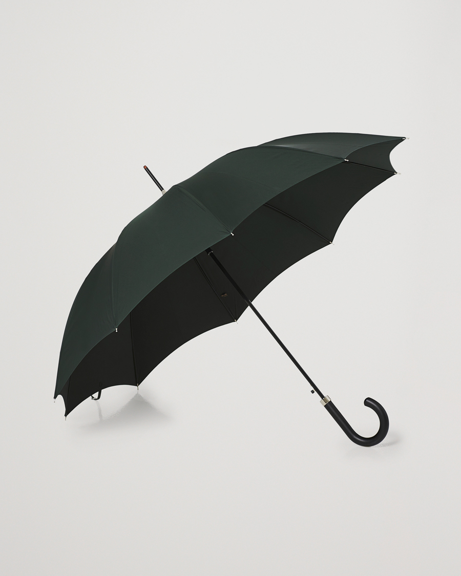 Herre | Paraplyer | Fox Umbrellas | Hardwood Automatic Umbrella Racing Green