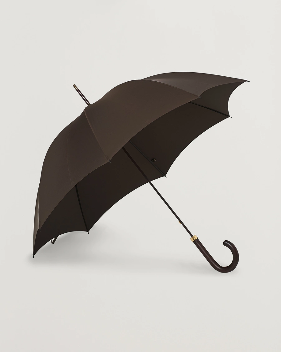 Herre | Fox Umbrellas | Fox Umbrellas | Polished Hardwood Umbrella Brown