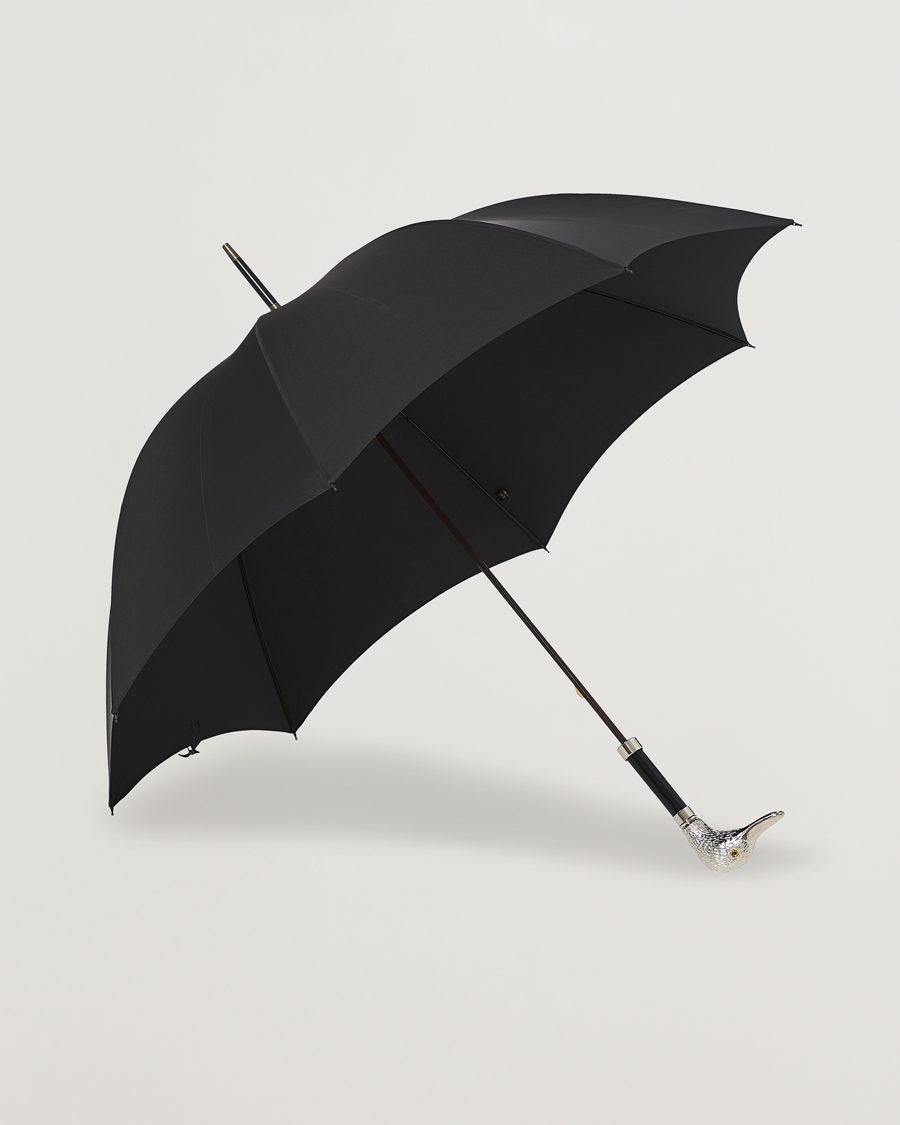 Herre | Paraplyer | Fox Umbrellas | Silver Duck Umbrella Black Black