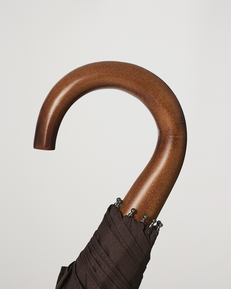 Herre | Paraplyer | Fox Umbrellas | Telescopic Umbrella Brown