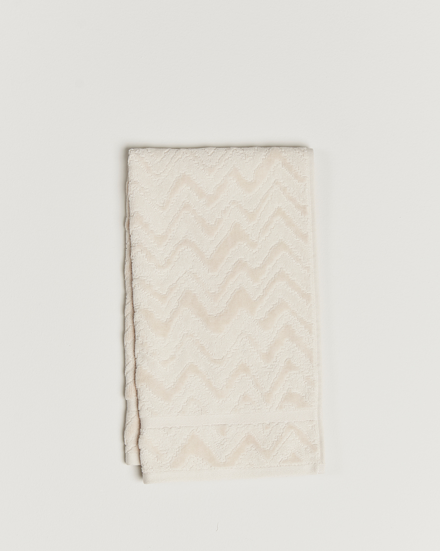 Herre | Missoni Home Rex Hand Towel 40x70cm Cream | Missoni Home | Rex Hand Towel 40x70cm Cream