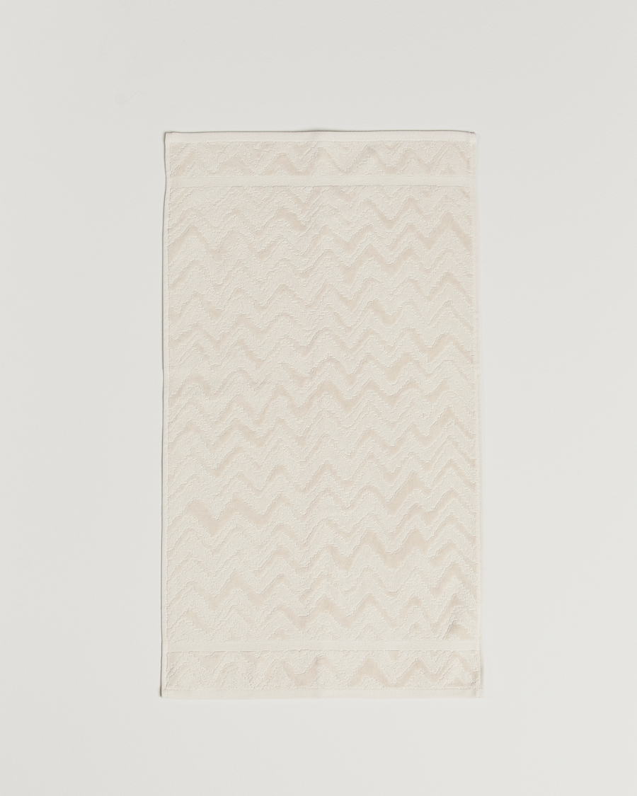 Herre | Missoni Home Rex Hand Towel 40x70cm Cream | Missoni Home | Rex Hand Towel 40x70cm Cream