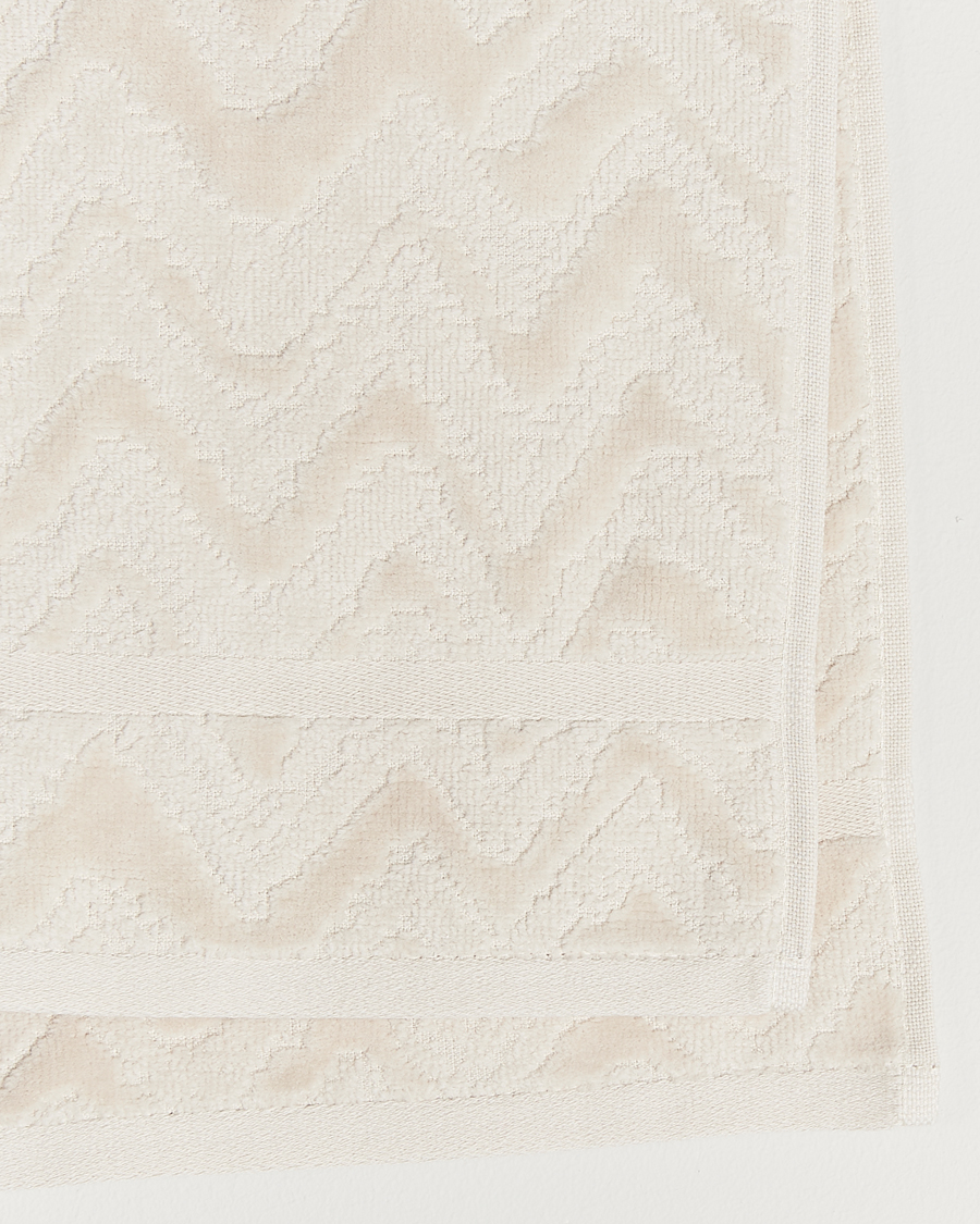 Herre | Missoni Home Rex Hand Towel 40x70cm Cream | Missoni Home | Rex Hand Towel 40x70cm Cream