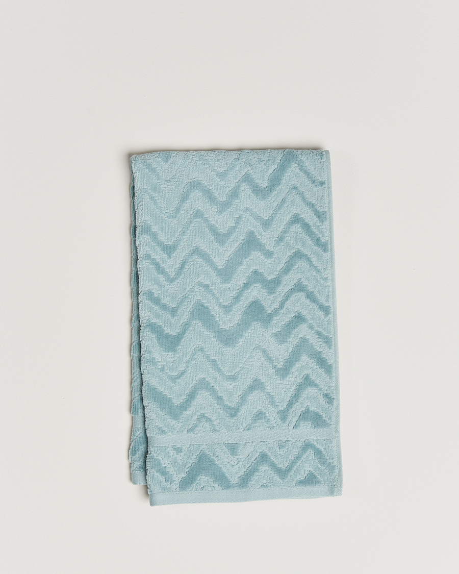 Herre | Missoni Home Rex Hand Towel 40x70cm Light Blue | Missoni Home | Rex Hand Towel 40x70cm Light Blue