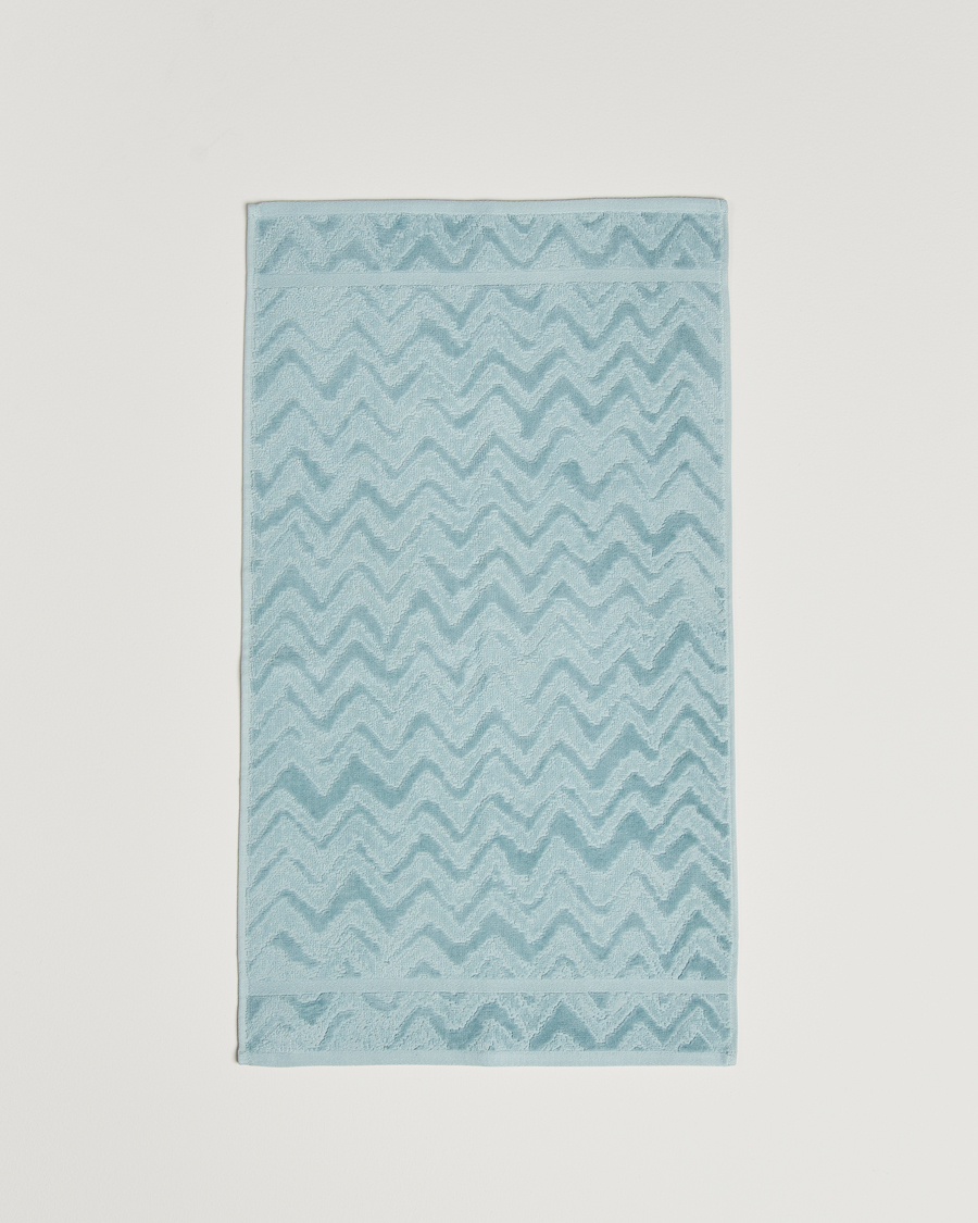 Herre | Missoni Home Rex Hand Towel 40x70cm Light Blue | Missoni Home | Rex Hand Towel 40x70cm Light Blue