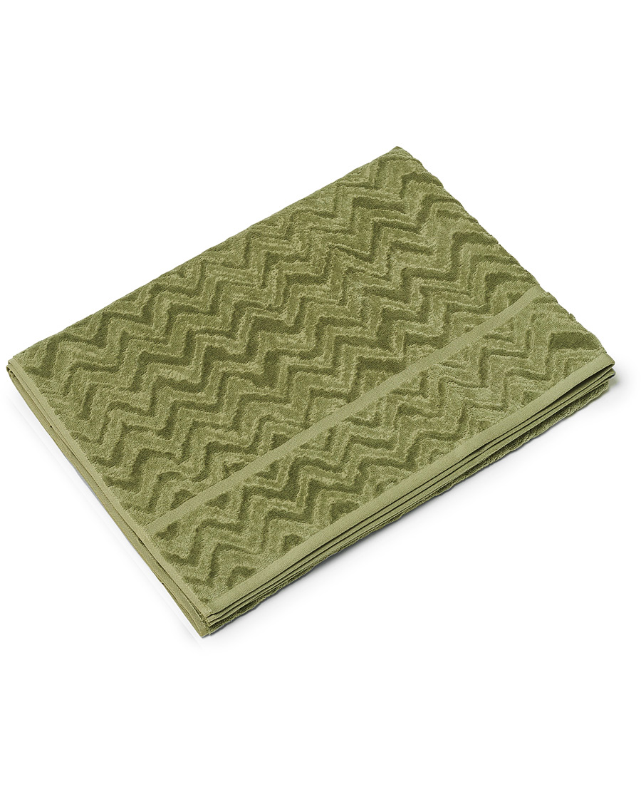 Herre | Missoni Home Rex Bath Sheet 100x150 cm Green | Missoni Home | Rex Bath Sheet 100x150 cm Green