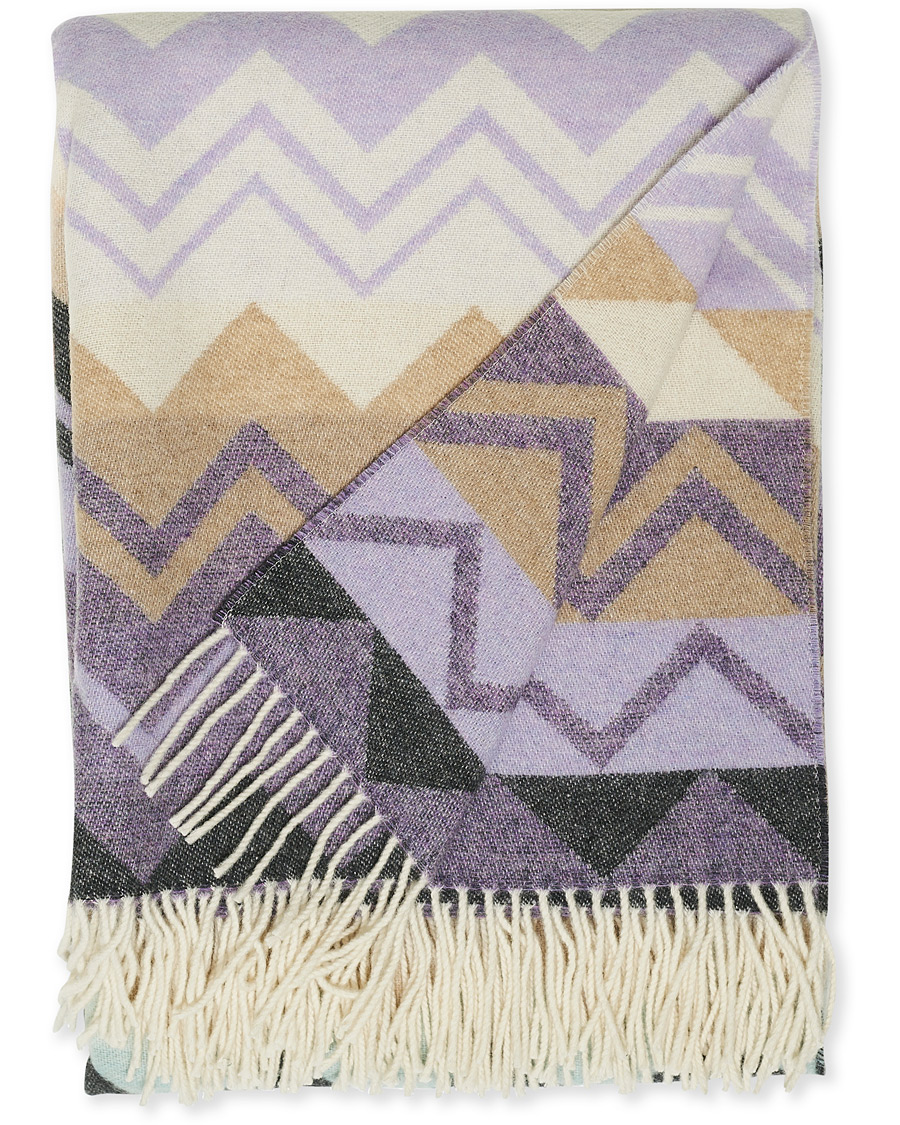 Herre | Missoni Home Yvo Zig Zag Wool Throw Multicolor | Missoni Home | Yvo Zig Zag Wool Throw Multicolor