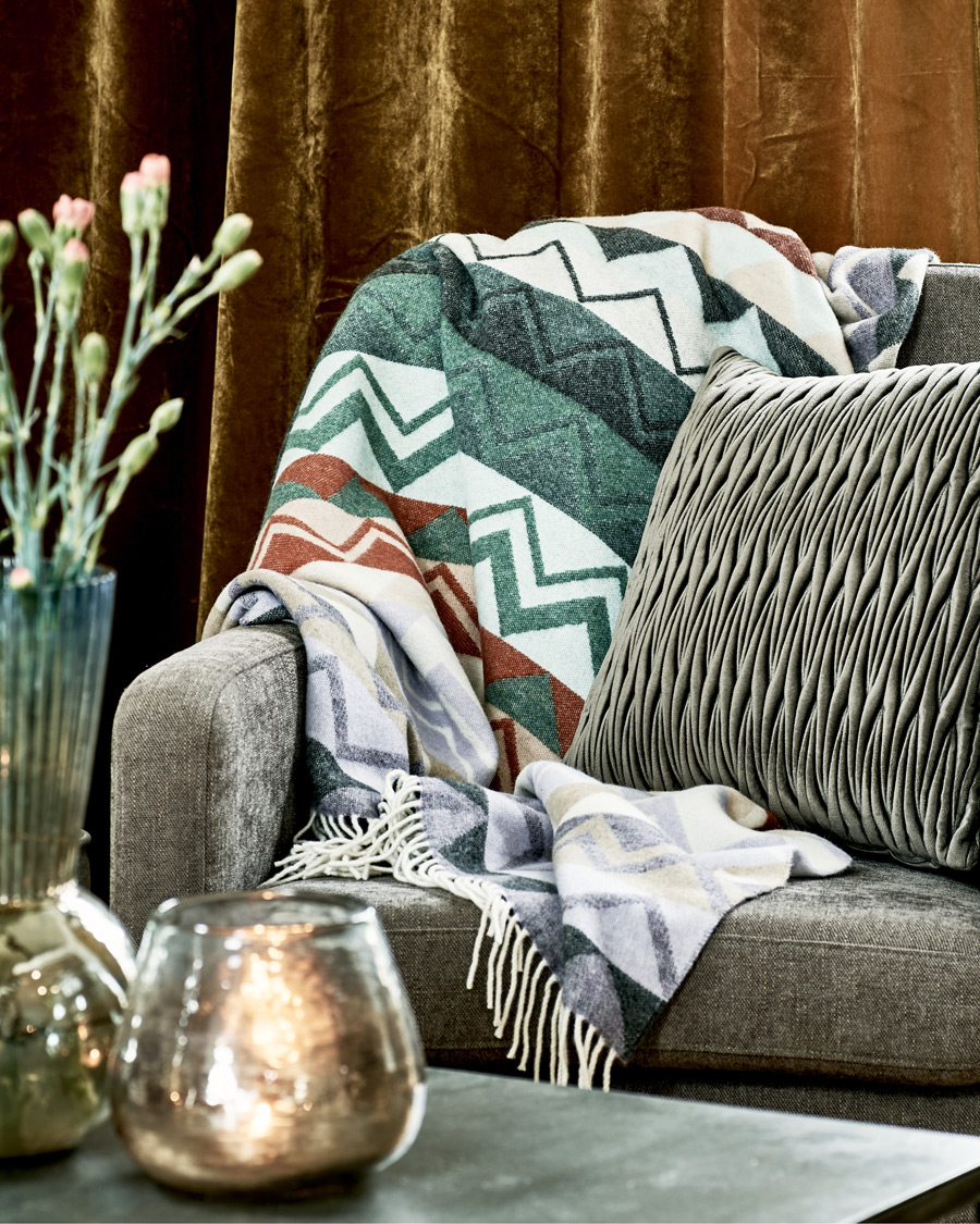 Herre | Missoni Home Yvo Zig Zag Wool Throw Multicolor | Missoni Home | Yvo Zig Zag Wool Throw Multicolor