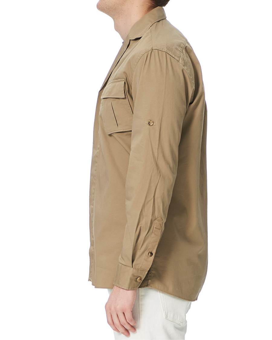 Herre | Skjorter | Lardini | Cotton Pocket Overshirt Beige