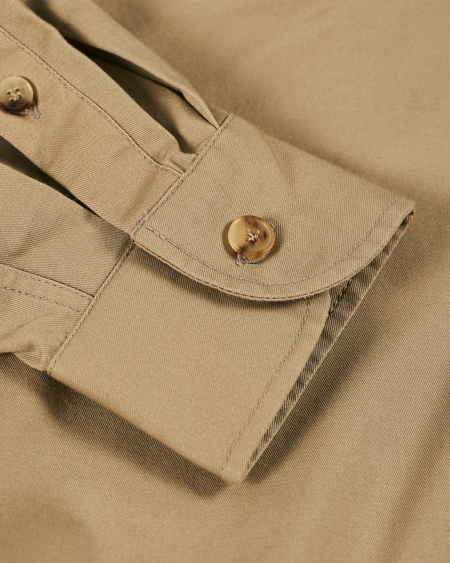 Herre | Skjorter | Lardini | Cotton Pocket Overshirt Beige