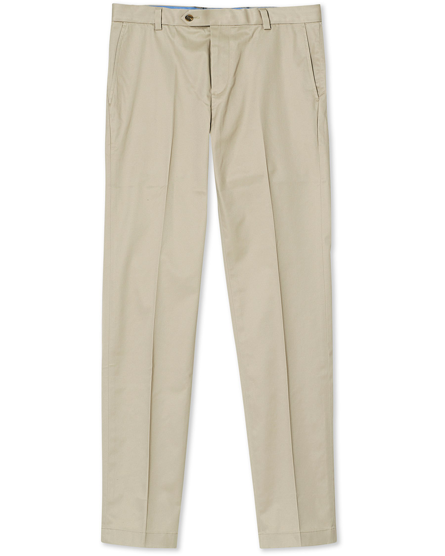 Herre | Bukser | Brooks Brothers | Milano Stretch Chino Beige