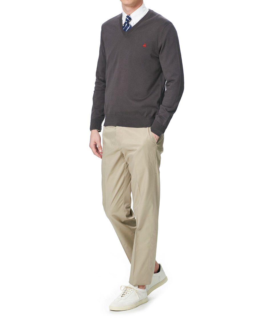 Herre | Bukser | Brooks Brothers | Milano Stretch Chino Beige