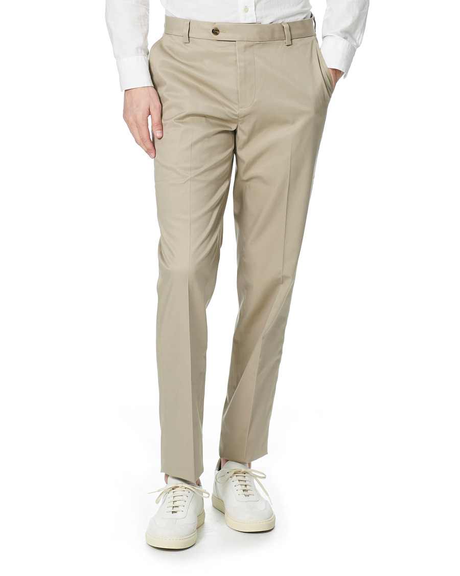 Herre | Bukser | Brooks Brothers | Milano Stretch Chino Beige