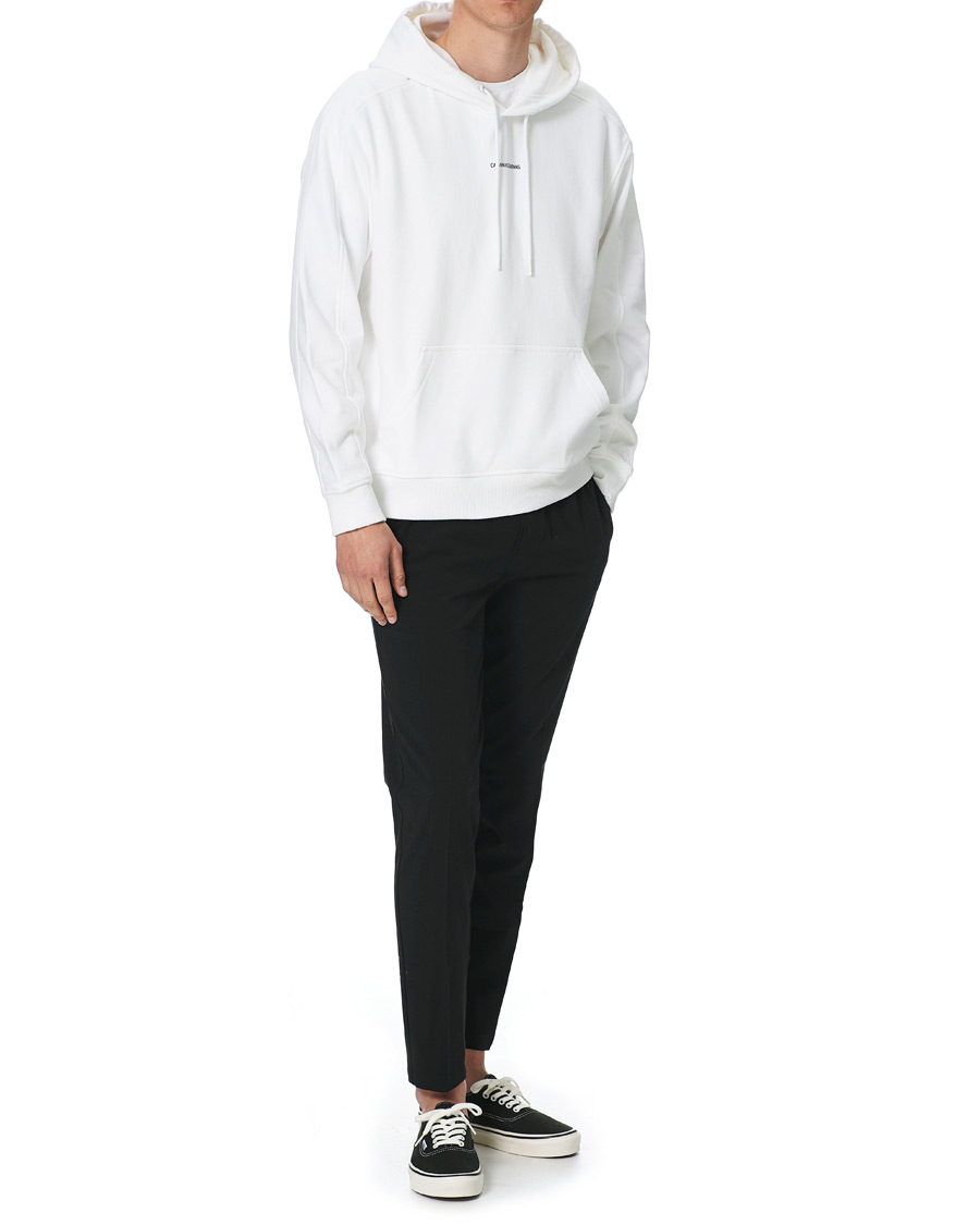 Herre | Gensere | Calvin Klein Jeans | Micro Branding Hoodie Bright White