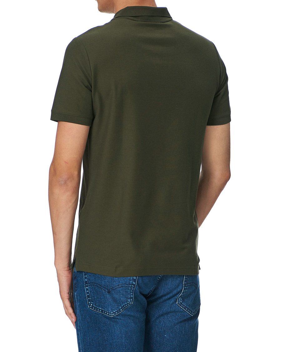 Herre | Pikéer | Calvin Klein | Slim Fit Refined Polo Dark Olive