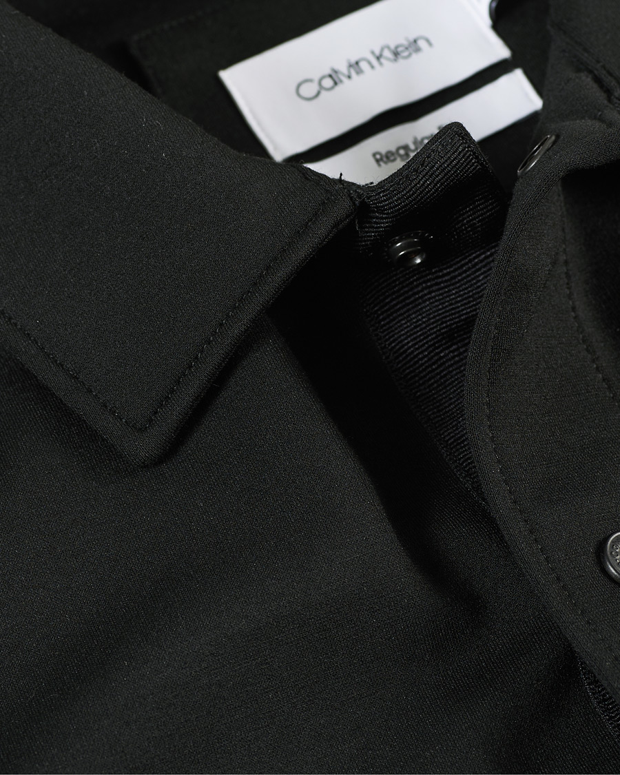 Herre | Skjorter | Calvin Klein | Comfort Knitted Overshirt Black