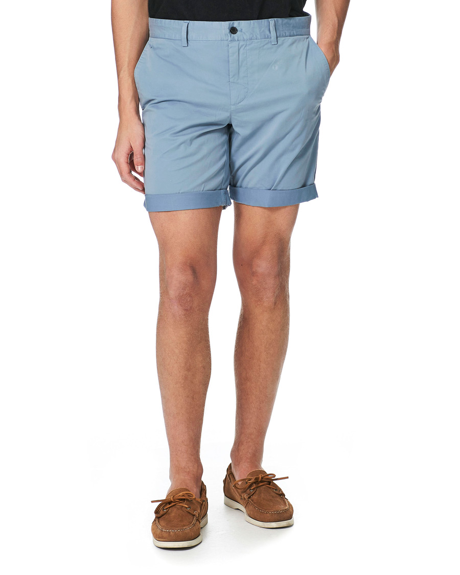 Herre | Shorts | J.Lindeberg | Nathan Super Satin Shorts Steel Blue