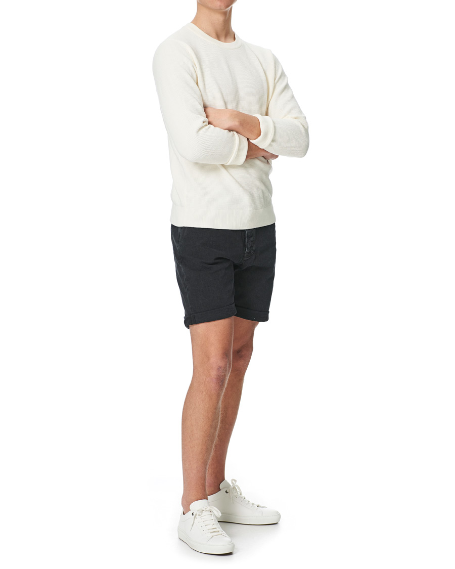 Herre | Shorts | Nudie Jeans | Josh Stretch Denim Shorts Black Water