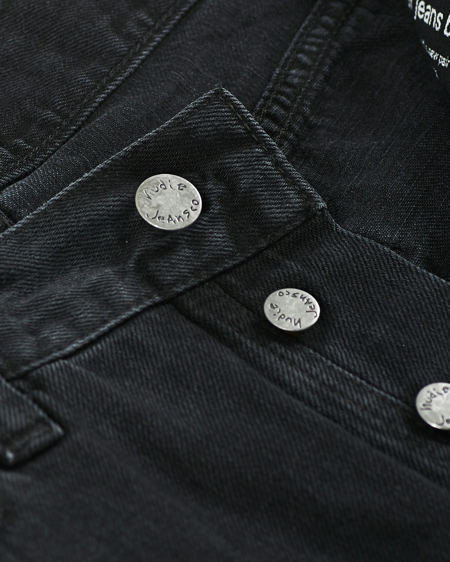 Herre | Shorts | Nudie Jeans | Josh Stretch Denim Shorts Black Water