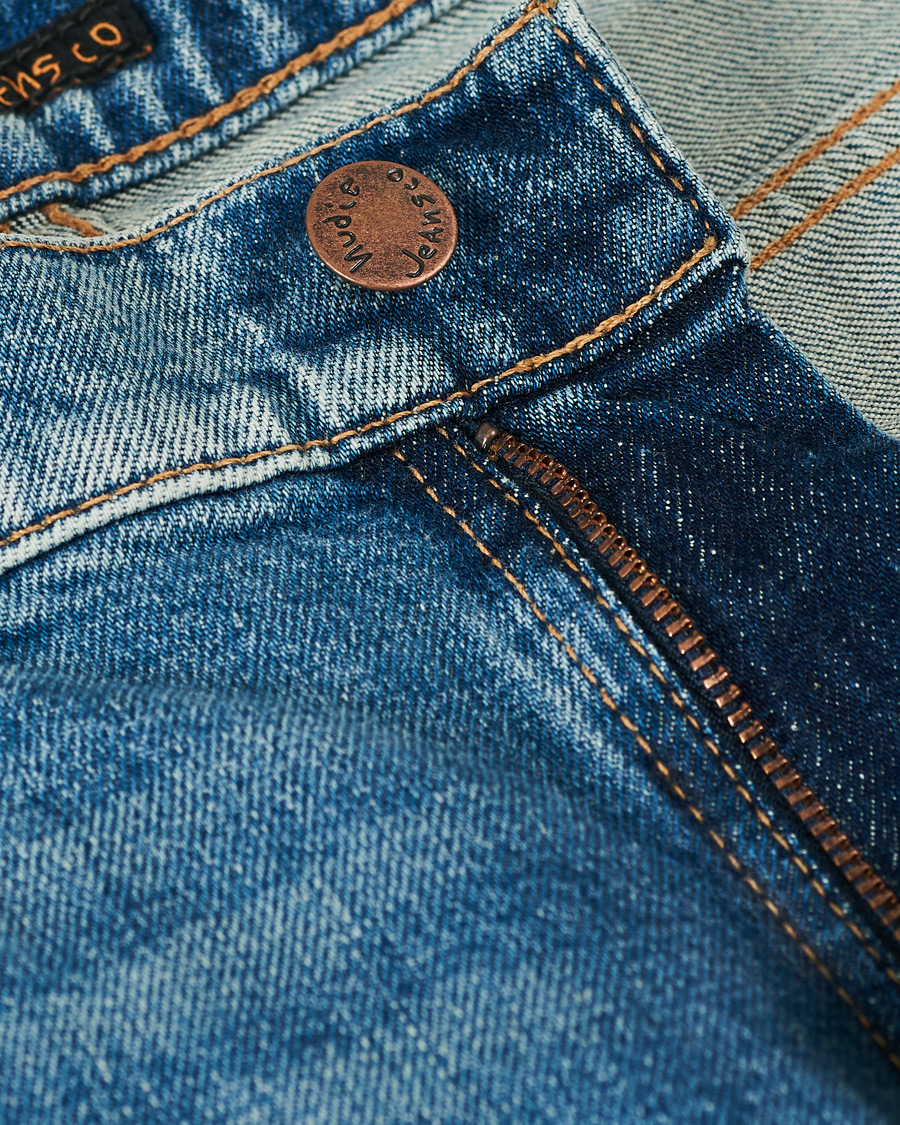 Herre | Jeans | Nudie Jeans | Lean Dean Loving Twill Stretch Jeans Light Blue