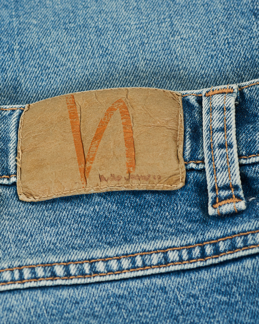 Herre | Jeans | Nudie Jeans | Lean Dean Loving Twill Stretch Jeans Light Blue